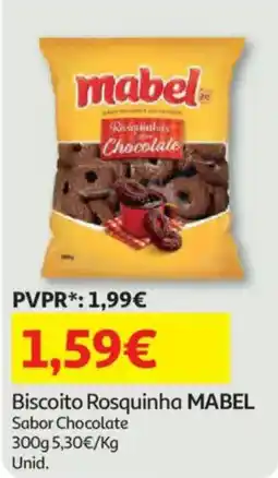 Auchan Biscoito Rosquinha Mabel Sabor Chocolate promoção