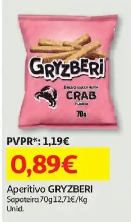 Auchan Aperitivo gryzberi promoção
