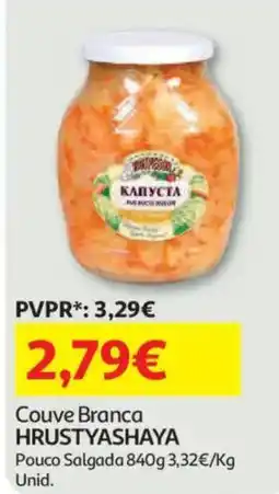 Auchan Couve Branca Hrustyashaya promoção