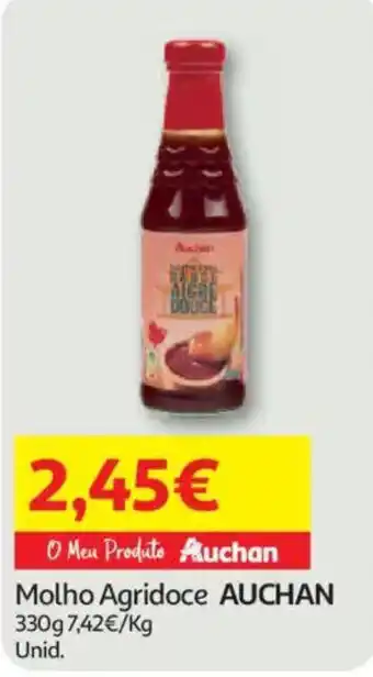 Auchan Molho Agridoce Auchan promoção