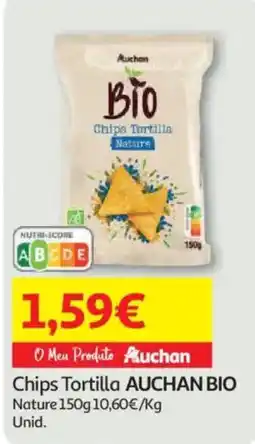 Auchan Chips Tortilla Auchan Bio Nature promoção