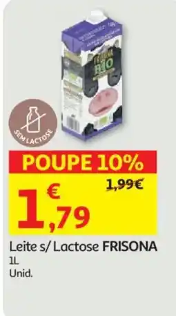 Auchan Leite s/ Lactose Frisona promoção
