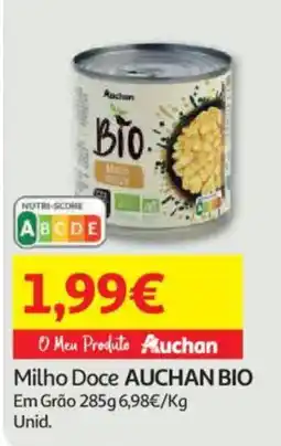 Auchan Milho Doce AUCHAN BIO promoção
