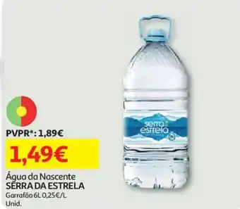 Auchan Água da Nascente serra da estrela promoção