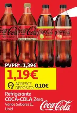 Auchan Refrigerante Coca-Cola Zero promoção