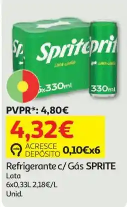 Auchan Refrigerante c/ Gás SPRITE promoção