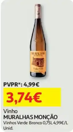 Auchan vinho muralhas monção promoção