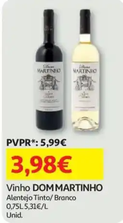 Auchan Vinho dom martinho promoção