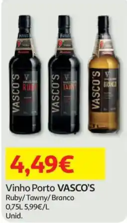 Auchan Vinho Porto Vasco's promoção