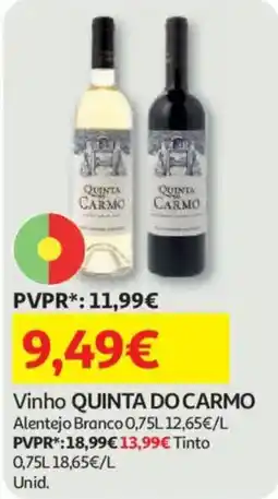 Auchan vinho quinta do carmo promoção