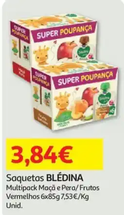 Auchan Saquetas blédina promoção