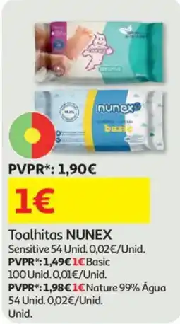 Auchan Toalhitas nunex promoção