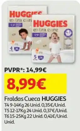 Auchan Fraldas Cueva Huggies promoção