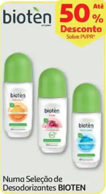 Auchan Numa Seleção de Desodorizantes BIOTEN promoção