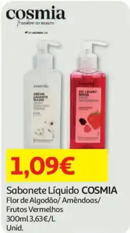 Auchan Sabonete Líquido COSMIA promoção