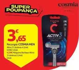 Auchan recargas cosmia men promoção