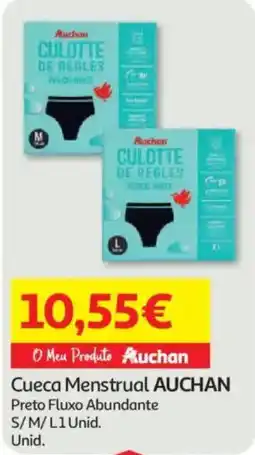 Auchan Cueca Mensural Auchan promoção