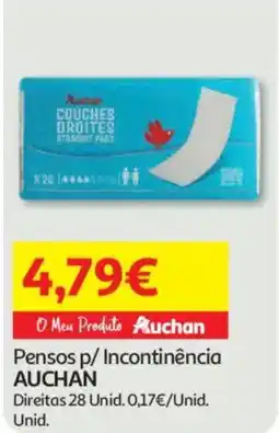 Auchan Pensos p/ Incontinência Auchan promoção