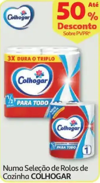 Auchan Rolos de cozinha colhogar promoção