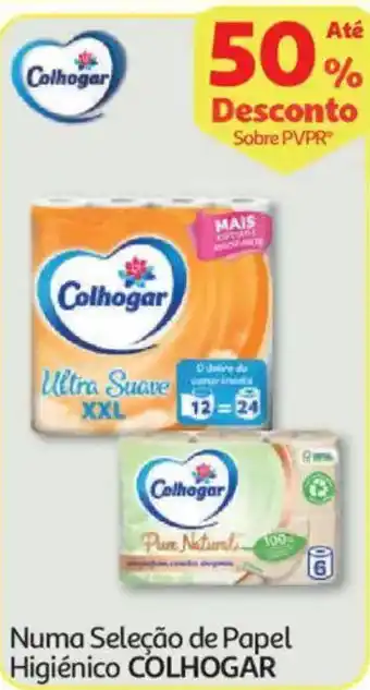 Auchan Numa Seleção de Papel Higiênico COLHOGAR promoção