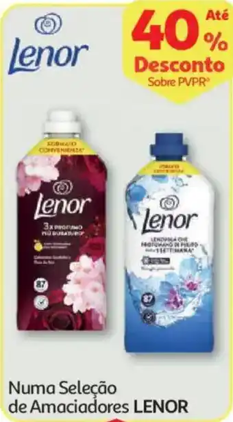Auchan Numa Seleção de Amaciadores LENOR promoção
