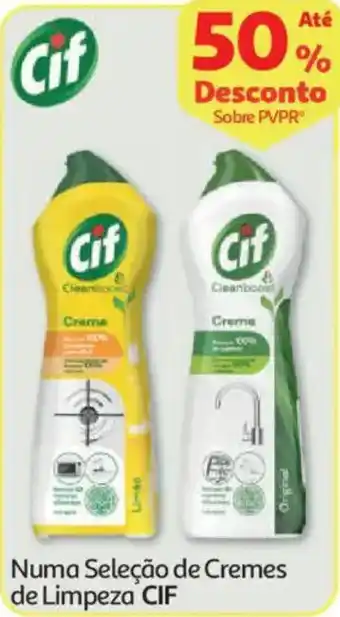 Auchan Cremes de limpeza cif promoção