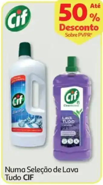 Auchan Lava tudo cif promoção