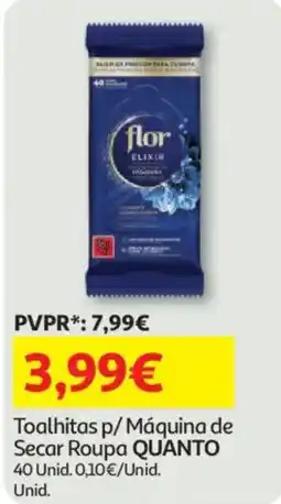 Auchan Toalhitas p/ Máquina de Secar Roupa QUANTO promoção