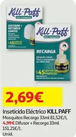 Auchan Inseticida Elétrico Kill Paff promoção