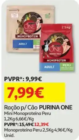 Auchan Ração p/ Cão PURINA ONE promoção