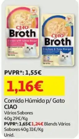 Auchan Comida Húmida p/ Gato CIAO promoção