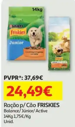 Auchan Raçao p/ Cão FRISKIES promoção