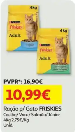 Auchan Ração p/ Gato FRISKIES promoção