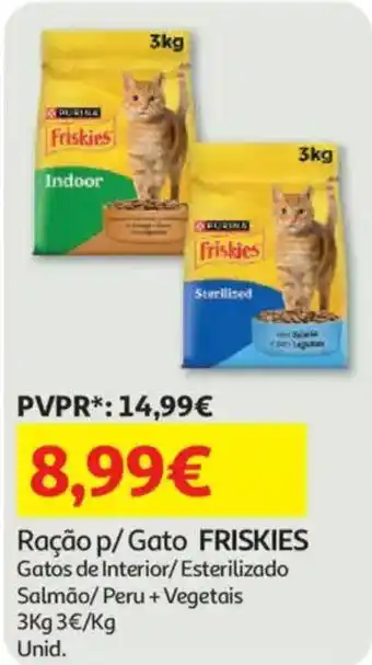 Auchan Ração p/ Gato FRISKIES promoção