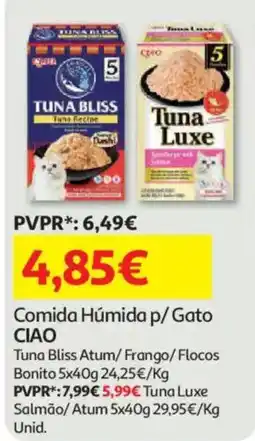 Auchan Comida Húmida p/ Gato CIAO promoção