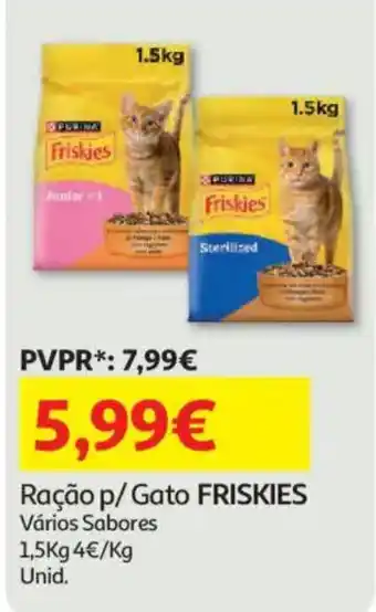 Auchan Ração p/ Gato FRISKIES promoção