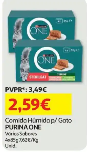 Auchan Comida Húmida p/ Gato Purina One promoção