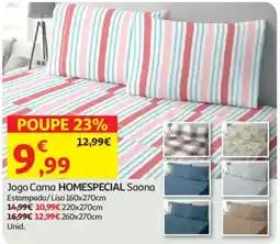 Auchan Jogo Cama Homespecial Saona promoção