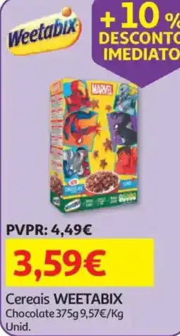 Auchan Cereais weetabix chocolate promoção