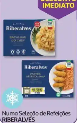 Auchan Riberalves pasteis de bacalhau promoção