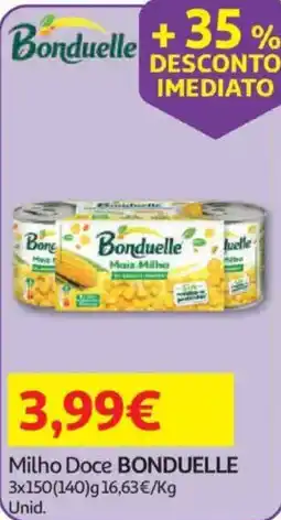 Auchan Milho Doce BONDUELLE promoção