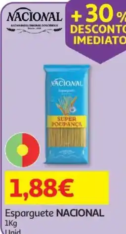 Auchan Esparguete nacional promoção