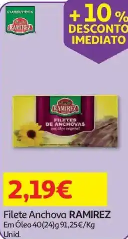 Auchan Filete Anchova ramirez promoção