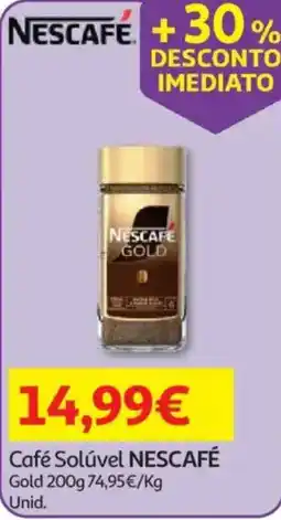 Auchan Café Solúvel NESCAFÉ Gold promoção