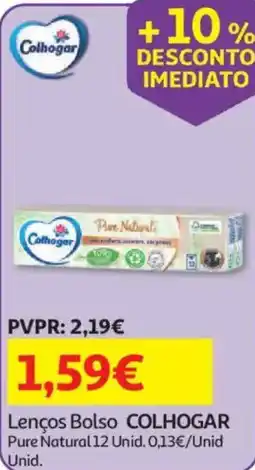Auchan Lenços Bolso COLHOGAR promoção