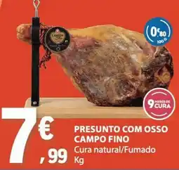 E.Leclerc Presunto com osso campo fino promoção