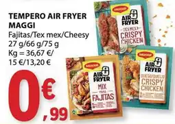 E.Leclerc Tempero air fryer maggi promoção