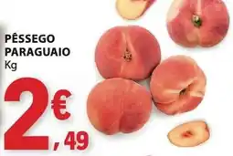 E.Leclerc Pêssego paraguaio promoção