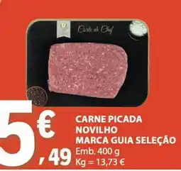 E.Leclerc Carne picada novilho marca guia seleção promoção