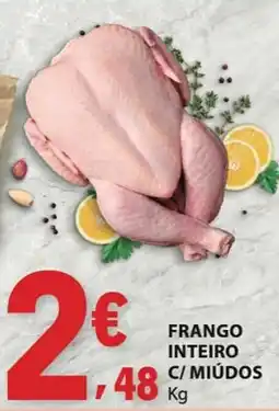 E.Leclerc Frango inteiro c/miúdos promoção